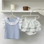 【66-100cm】セットアップ ブルーシャツ＆ブルマレース - 画像 (5)