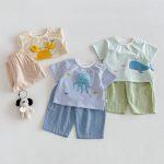 【73-110cm】Ｔシャツ 可愛い ボーダー トップス - 画像 (11)