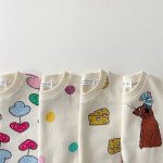 【73-120cm】セットアップ ベビー バルーン＆チーズ＆チューリップ - 画像 (7)