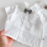 【80-120cm】セットアップ ベビー 男の子 トップス & サロペット リボン - 画像 (9)