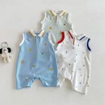 【66-90cm】ロンパース ノースリーブ カートゥーン 可愛い ベビー服 - 画像 (9)