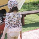 【90-140cm】水着 日焼け止め 長袖 可愛い 女の子 - 画像 (4)