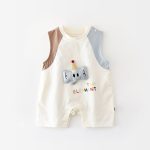 【66-90cm】オールインワン 可愛い ゾウ柄 肌触り良い ベビー服 - 画像 (3)