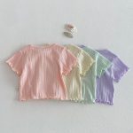 【80-120cm】Ｔシャツ パステルカラー 柔らか 女の子 トップス - 画像 (20)