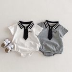 【66-90cm】ロンパース POLO シンプル おしゃれ ベビー服