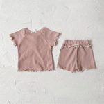 【73-100cm】ルームウェア セット ワッフル生地 着心地良い - 画像 (15)