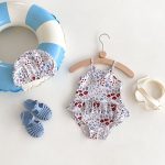 【66-100cm】水着 可愛い フラワー スイムウェア - 画像 (7)