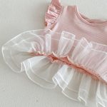 【73-110cm】シャツorパンツ フリル メッシュ  シンプル 可愛い 女の子 - 画像 (16)