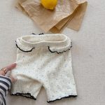 【80-130cm】ショートパンツ 女の子 可愛い フリルバタフライ柄 - 画像 (7)
