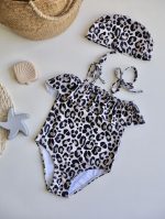 【80-130cm】水着 フリルデザイン UVカット リゾート スイムウェア - 画像 (10)