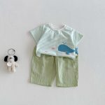 【73-110cm】Ｔシャツ 可愛い ボーダー トップス - 画像 (8)