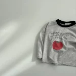 【73-100cm】シャツ ベビー りんご柄 着やすい - 画像 (14)
