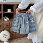 【80-120cm】パンツ ベビー 男の子 ストライプ カジュアル - 画像 (8)