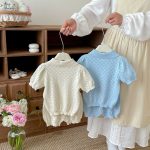 【73-110cm】セットアップ パステルカラー 通気 着心地良い - 画像 (6)