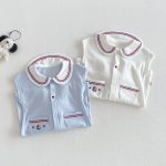 【66-90cm】オールインワン ダブルポケット セーラー 可愛い ベビー服 - 画像 (8)