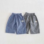 【80-120cm】パンツ ベビー 男の子 ストライプ カジュアル - 画像 (3)
