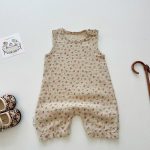 【66-90cm】ロンパース ベビー ノースリーブ 花柄 or 熊柄 - 画像 (7)