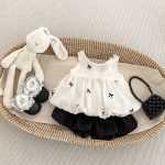 【73-120cm】キャミソールorボトムス 蝶結び ふわふわ 可愛い - 画像 (3)