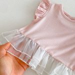【73-110cm】シャツorパンツ フリル メッシュ  シンプル 可愛い 女の子 - 画像 (17)