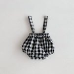 【66-100cm】トップス or サロペット ベビー チェック お出かけに - 画像 (7)