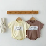 【66-90cm】ロンパース ベビー 半袖 キュート 軽やかな着心地 - 画像 (7)