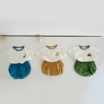 【73-100cm】セットアップ ベビー 恐竜柄 半袖Ｔシャツ&ショートパンツ - 画像 (3)