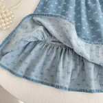 【66-130cm】ロンパース or ワンピース 肩フリル リボン柄 - 画像 (34)
