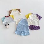 【73-120cm】セットアップ カラーバリ カートゥーン 可愛い ベビー服 - 画像 (16)