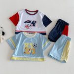【73-120cm】セットアップ サッカーロゴ カジュアル 子供服 - 画像 (5)