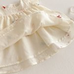 【66-110cm】ロンパースorワンピースフリル蝶結び柄 姉妹服 - 画像 (13)