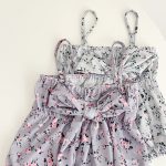 【66-90cm】水着 可愛い 蝶結び フラワー スイムウェア - 画像 (9)