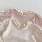 【73-110cm】セットアップ パフスリーブ シンプル 可愛い 女の子 - 画像 (16)