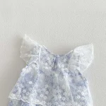 【66-90cm】ロンパース ベビー レース プリンセス風 - 画像 (8)