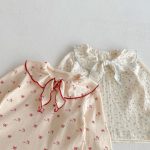 【73-100cm】セットアップ 柔らか フラワー柄 可愛い おしゃれ - 画像 (17)