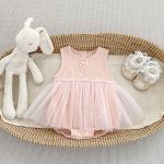 【66-90cm】ロンパース ノースリーブ 無地 女の子 可愛い - 画像 (5)