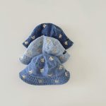 【GOODS】帽子 クマ柄 デニム