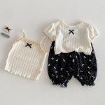 【73-110cm】キャミソールorTシャツorボトムス 蝶結び 女の子 おしゃれ - 画像 (10)