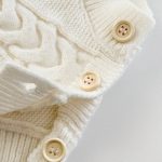 【66-100cm】ロンパース ニット編み シンプル 着心地良い ベビー服 - 画像 (12)
