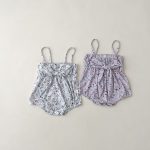 【66-90cm】水着 可愛い 蝶結び フラワー スイムウェア - 画像 (2)