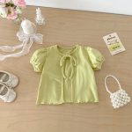 【73-110cm】セットアップ Tシャツ&キャミソール 柔らか 無地 シンプル 女の子 - 画像 (12)