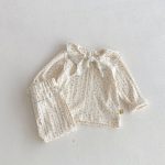 【73-100cm】セットアップ 柔らか フラワー柄 可愛い おしゃれ - 画像 (4)