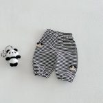 【73-120cm】ボーダーパンツ 可愛い 履きやすい 女の子 男の子 ボトムス - 画像 (6)