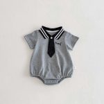 【66-90cm】ロンパース POLO シンプル おしゃれ ベビー服 - 画像 (5)