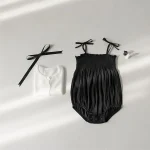【66-90cm】キャミ ロンパース ベビー おしゃれ 韓国風 - 画像 (3)