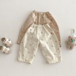 【73-120cm】カジュアルパンツ 可愛い ロングパンツ - 画像 (3)