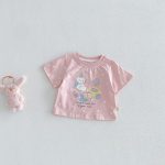 【80-150cm】Ｔシャツ 可愛い ドット 女の子 トップス - 画像 (5)