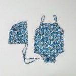 【66-100cm】水着 カラフル 帽子付き 全４色 可愛い - 画像 (12)