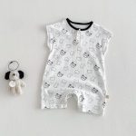 【66-90cm】ロンパース クマ柄 カートゥーン 可愛い ベビー服 - 画像 (5)