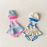 【80-130cm】水着 可愛い ドット スイムウェア - 画像 (9)