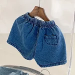 【66-100cm】ショートパンツ ベビー デニム 韓国風 - 画像 (22)